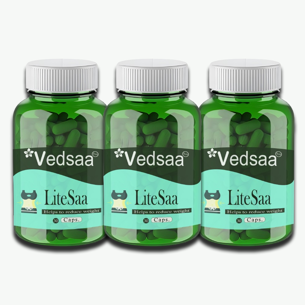 Vedsaa™ LiteSaa Factor - Ayurvedic Weight Loss Capsules